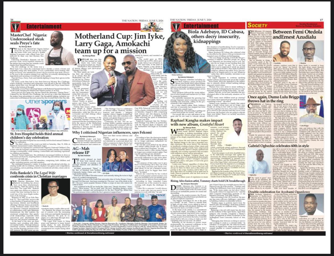 MOTHERLAND CUP: JIM IYKE, LARRY GAGA, AMOKACHI TEAM UP FOR A MISSION